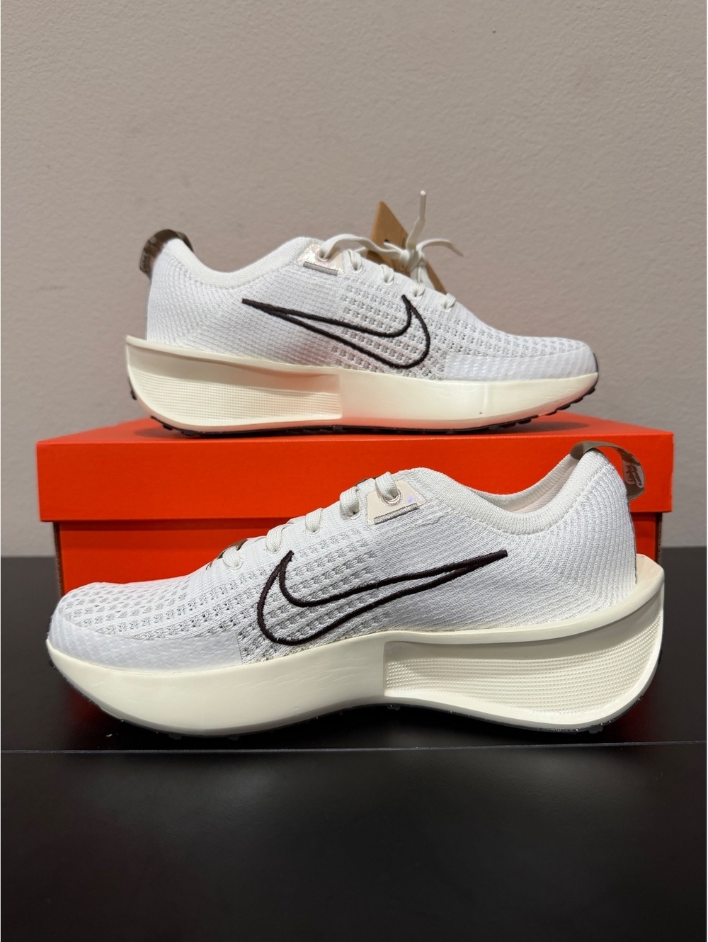 Size 8 - Nike Women’s Interact Run “Beige” - Picture 2 of 6